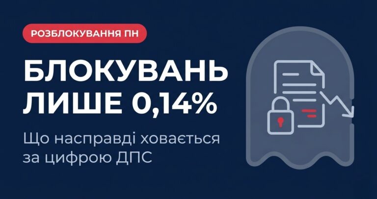 блокування податкових накладних
