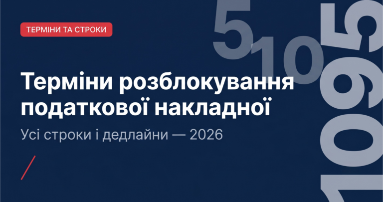 терміни розблокування ПН